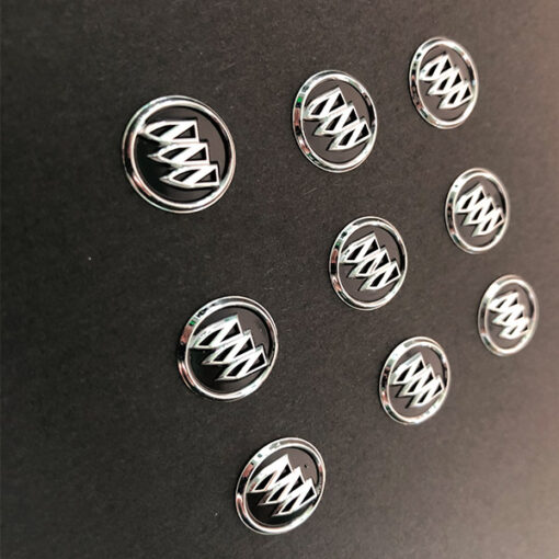Adesivo in metallo bandiere per auto 22 loghi JTT | Produttori, fabbrica di adesivi con logo metallico personalizzato professionale in Cina