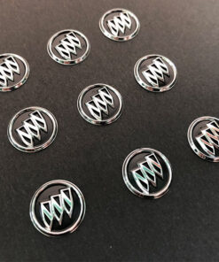 Adesivo in metallo con bandiere per auto 23 loghi JTT | Produttori, fabbrica di adesivi con logo metallico personalizzato professionale in Cina