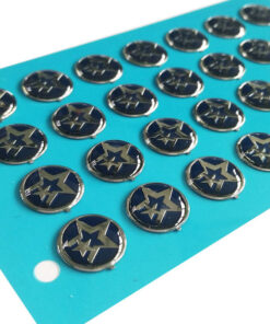 Others 3D metal sticker 49 JTT logos | China Professional Custom Metallic Logo Stickers Manufacturers, Factory
