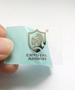 Etiqueta adhesiva de metal para caja de embalaje, 15 logotipos de JTT | Fabricantes de pegatinas con logotipos metálicos personalizados profesionales de China, fábrica