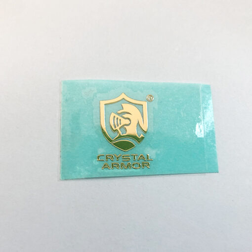 Autocollant métallique pour boîte d'emballage 16 logos JTT | Chine Fabricants professionnels d'autocollants de logo métallique personnalisés, usine