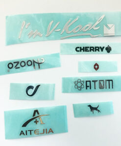 Etiqueta metálica de caja de embalaje 34 logotipos JTT | Fabricantes de pegatinas con logotipos metálicos personalizados profesionales de China, fábrica