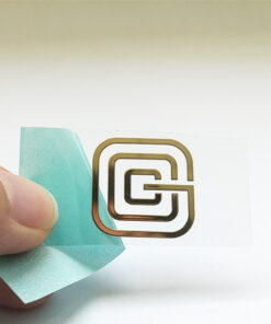 Verpackungsbox-Metallaufkleber 7 JTT-Logos | China Professionelle Hersteller von benutzerdefinierten metallischen Logoaufklebern, Fabrik