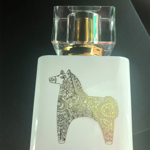 Perfume metal sticker 1 JTT logos | China Professional Custom Metallic Logo Stickers Manufacturers, Factory