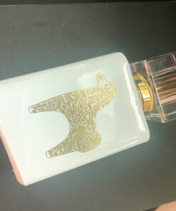 Sticker métal parfum 2 logos JTT | Chine Fabricants professionnels d'autocollants de logo métallique personnalisés, usine
