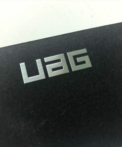 Adesivo in metallo UAG 2 loghi JTT | Produttori, fabbrica di adesivi con logo metallico personalizzato professionale in Cina