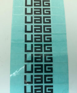 Adesivo de metal UAG 4 logotipos JTT | Fabricantes, fábrica de adesivos com logotipo metálico personalizado profissional na China