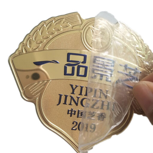 Adhesivo metálico vino 13 logos JTT | Fabricantes de pegatinas con logotipos metálicos personalizados profesionales de China, fábrica