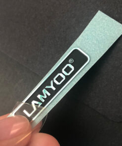Etiqueta adhesiva de metal convexa con palabras, 5 logotipos de JTT | Fabricantes de pegatinas con logotipos metálicos personalizados profesionales de China, fábrica