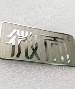 photobanque 6 logos JTT | Chine Fabricants professionnels d'autocollants de logo métallique personnalisés, usine