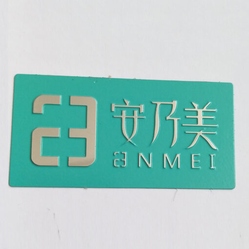 Edelstahl-Metallaufkleber 22 JTT-Logos | China Professionelle Hersteller von benutzerdefinierten metallischen Logoaufklebern, Fabrik