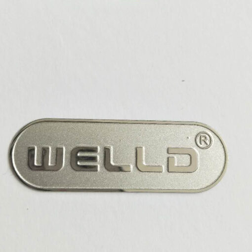Edelstahl-Metallaufkleber 26 JTT-Logos | China Professionelle Hersteller von benutzerdefinierten metallischen Logoaufklebern, Fabrik