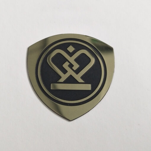 Edelstahl-Metallaufkleber 36 JTT-Logos | China Professionelle Hersteller von benutzerdefinierten metallischen Logoaufklebern, Fabrik