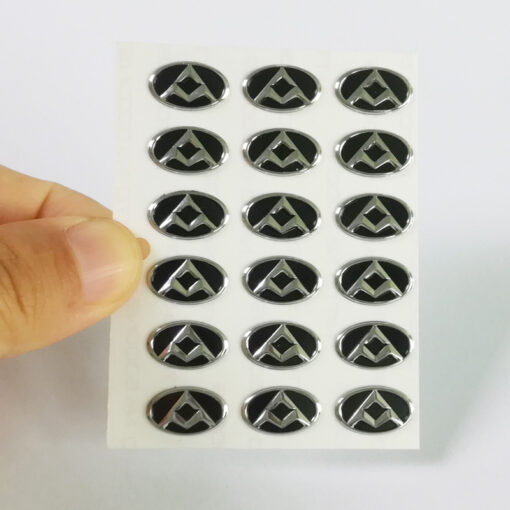 车标10 JTT logos | China Professional Custom Metallic Logo Stickers Manufacturers, Factory