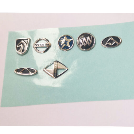 ສະຕິກເກີໂລຫະ 3D 8 ໂລໂກ້ JTT | ຈີນມືອາຊີບ Custom Metallic Logo Stickers ຜູ້ຜະລິດ, ໂຮງງານຜະລິດ