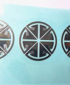 adesivo in metallo nichel 48 loghi JTT | Produttori, fabbrica di adesivi con logo metallico personalizzato professionale in Cina