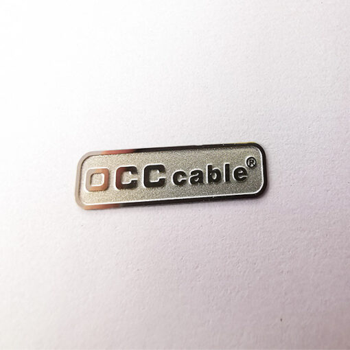 ສະຕິກເກີໂລຫະສະແຕນເລດ 43 JTT ໂລໂກ້ | ຈີນມືອາຊີບ Custom Metallic Logo Stickers ຜູ້ຜະລິດ, ໂຮງງານຜະລິດ